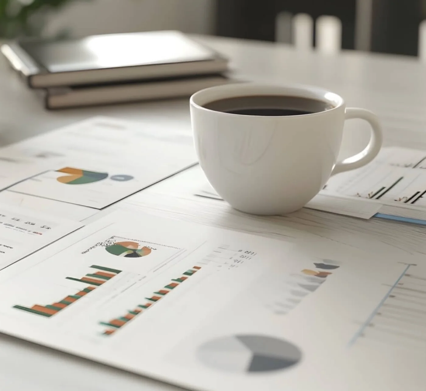 Investor reviewing real-time market data on phone and laptop